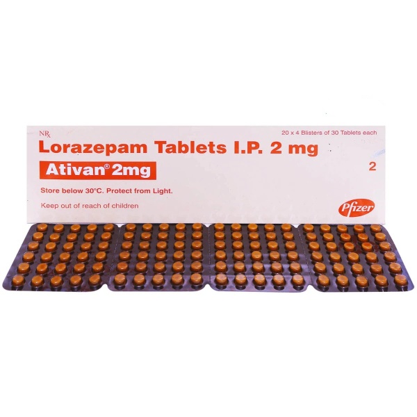 Ativan 2mg (Lorazepam 2mg)