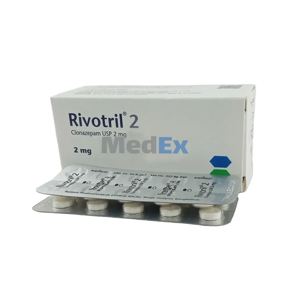Rivotril 2mg (Clonazepam)